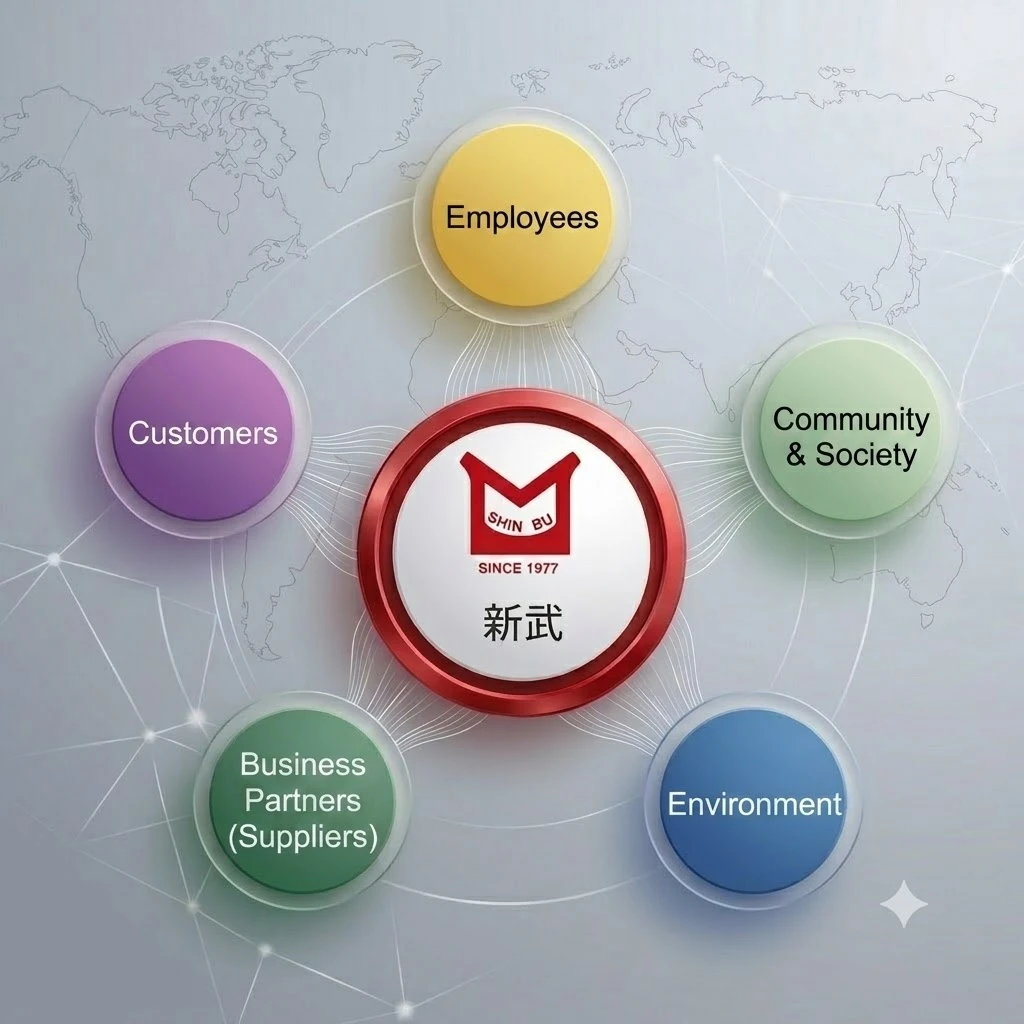 Shinbu CSR stakeholder map