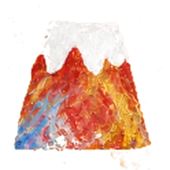 紅色富士山